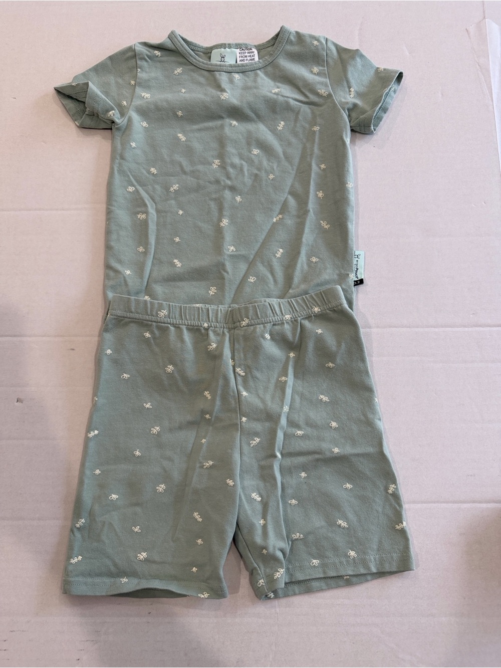 Ergo pouch short sleeve pajamas 0.2 tog sage